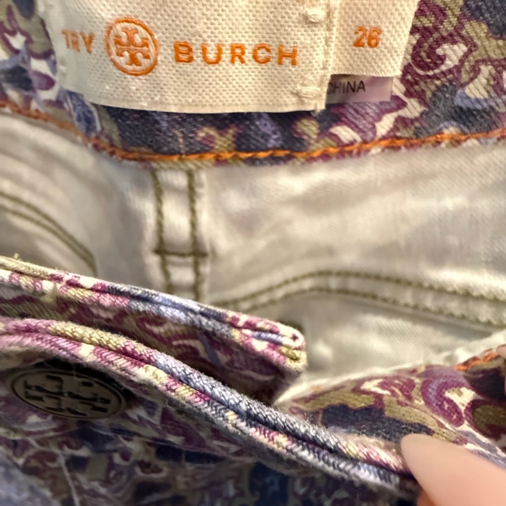Tory Burch Multicolor Patterned Pants - image 3
